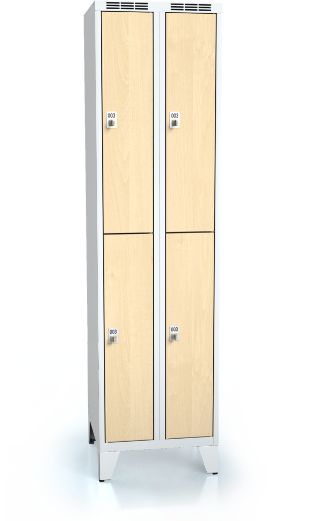 Dělená šatní skříňka ALDERA na nohách 1920 x 500 x 500